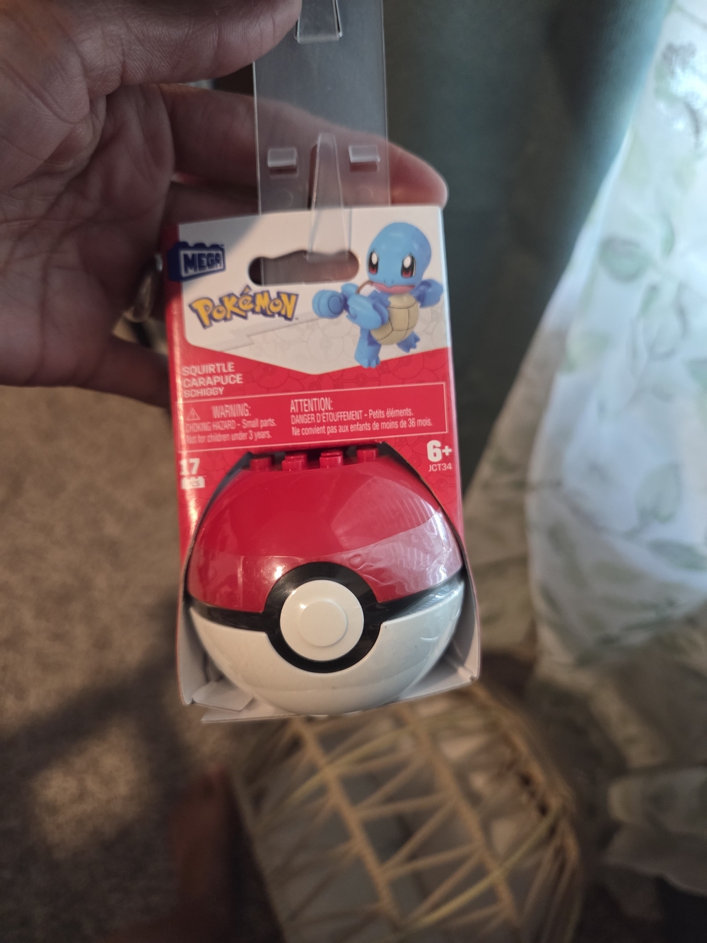 Squirtle Poké Ball Kids Toy - Red & White